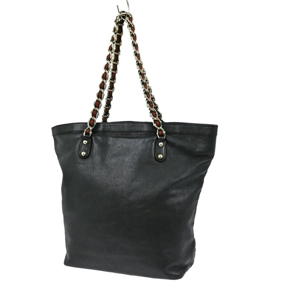 Gucci Black Chain Tote Handbag 154980 205141 NQ03172 BNN05 - Picture 2 of 8